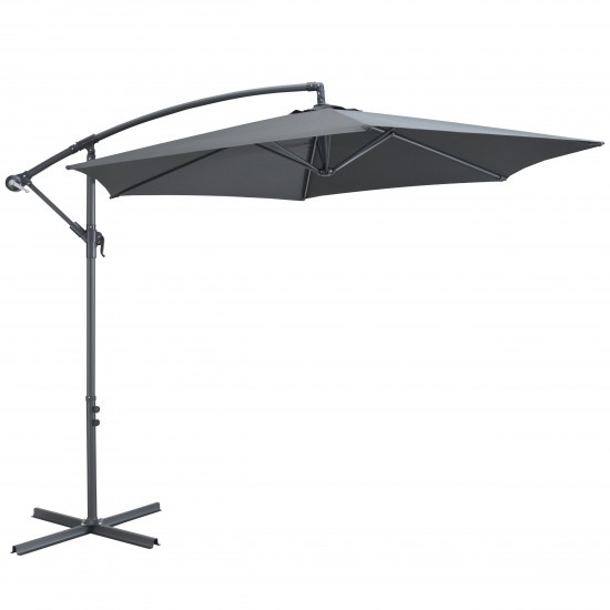 ACAZA Zweefparasol Donkergrijs ACAZA Zweefparasol Donkergrijs