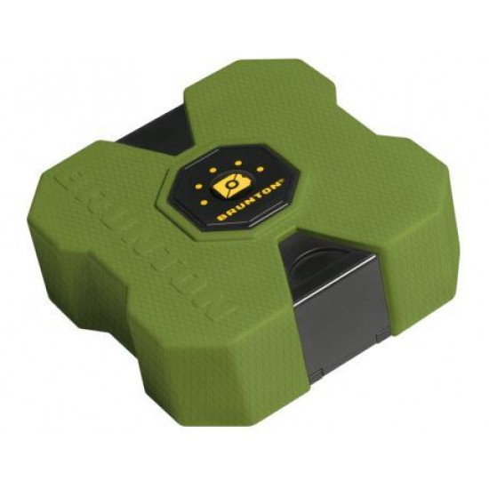 Brunton Powerbank Revolt 4000mAh 4x Charge Outdoor Groen Brunton Powerbank Revolt 4000mAh 4x Charge Outdoor Groen