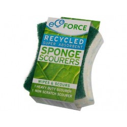 Eco-Force Schuurspons Grof (2 stuks)